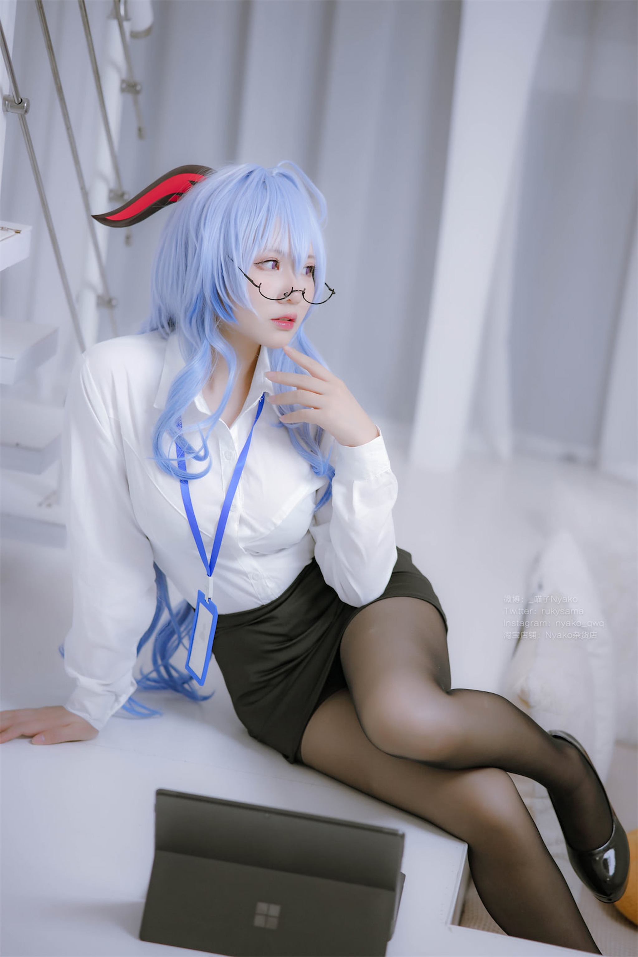 图片[1]-Nyako喵子 – NO.045 原神-甘雨OL魔 [79P]-XikXak